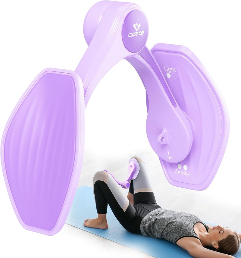 COFOF Thigh Trainer Thigh Exerciser for Women, Enhanced Resistance Hip and Pelvis Trainer, Inner Thigh Exercise Equipment Kegel Exercise Products for Women Home Gym(Violet) - Image 1